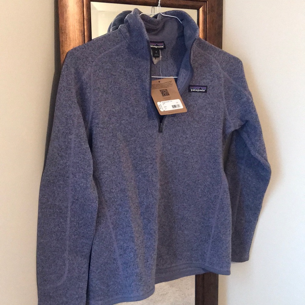 NWT Patagonia quarter-zip sweater; size medium